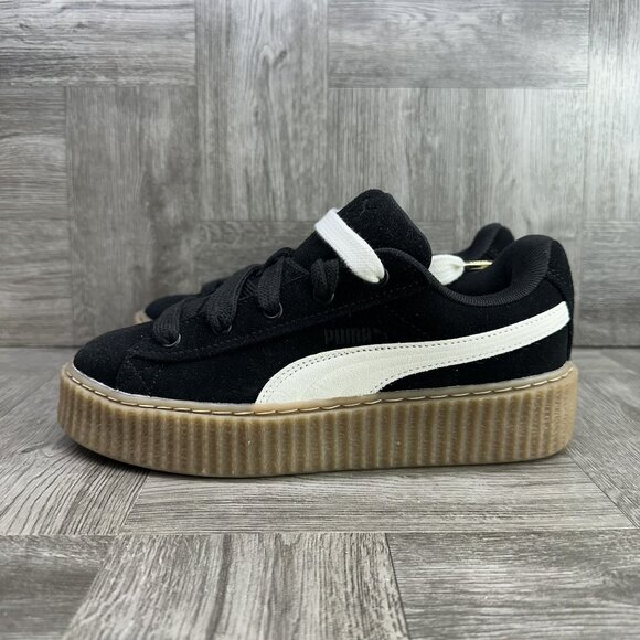 Puma Fenty Creeper Phatty Youth 5/Women's 6.5 Corduroy Black Casual Shoes - Picture 2 of 8